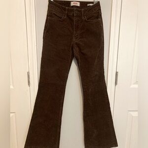 Wrangler Women’s High Waisted Fierce Flare - Corduroy Brown - Size 0x32